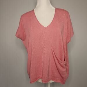 Eileen Fisher Linen Cotton V Neck Sleeveless Box Top XS NWT